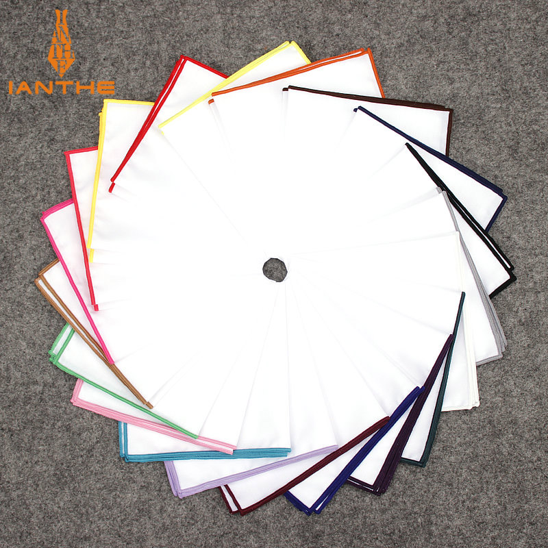 Handkerchief Cotton Men - 2018 Thời Trang Mens Cotton Trắng