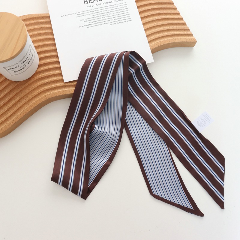 2025 New Striped Small Silk Sc - đánh giá và giá Silk Tie Striped