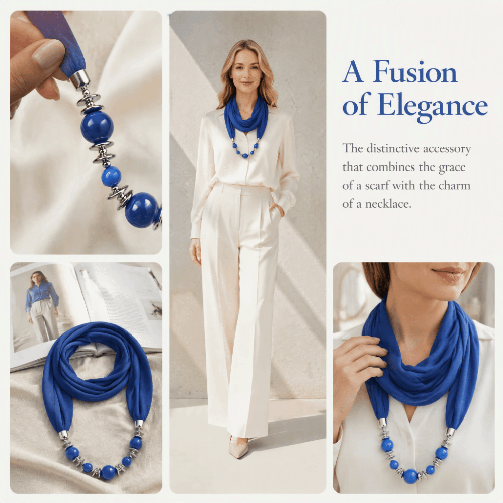 New Chiffon Scarf Beaded Solid - đánh giá và giá Infinity Scarf Knit