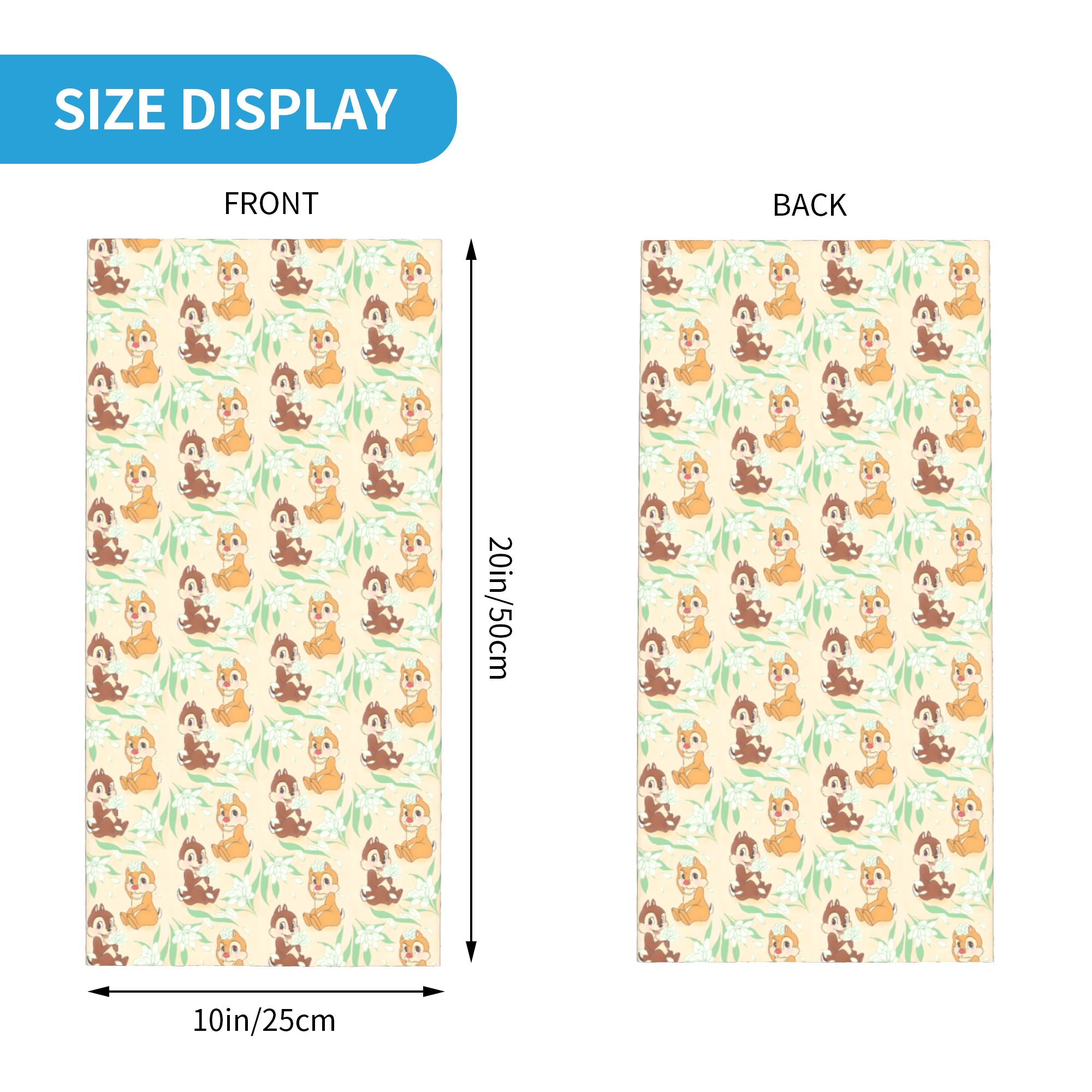 Custom Cute C-Chip And D-Dale  - đánh giá và giá Neck Warmer Tube