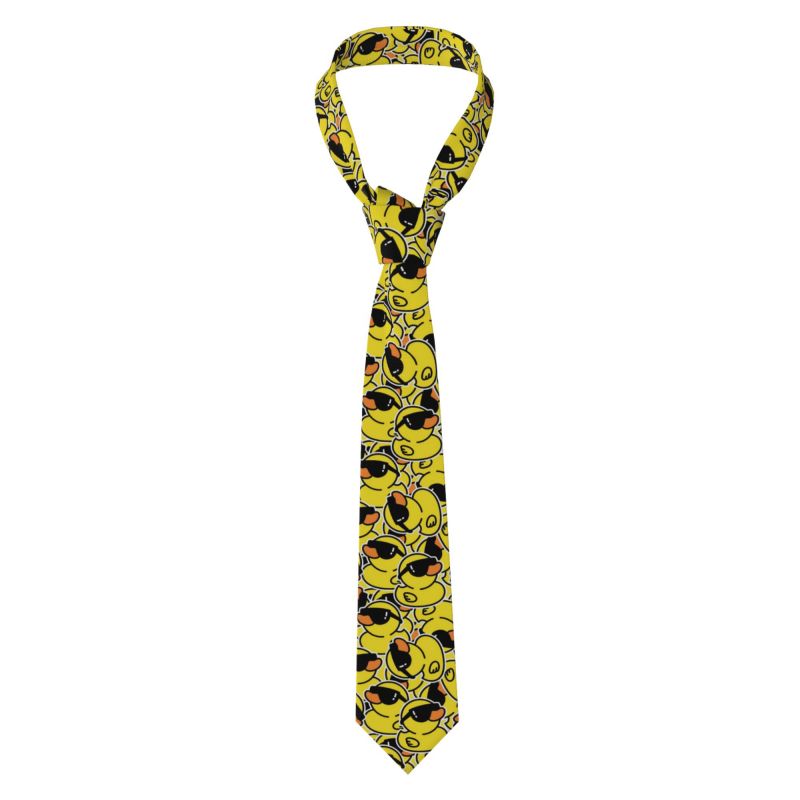 Cute Rubber Ducks Necktie Men  - đánh giá và giá Skinny Tie Men