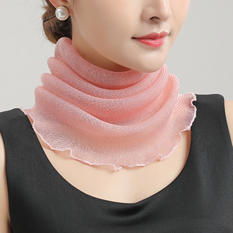 Spring Summer Chiffon Neck Col - đánh giá và giá Ascot Neck Scarf