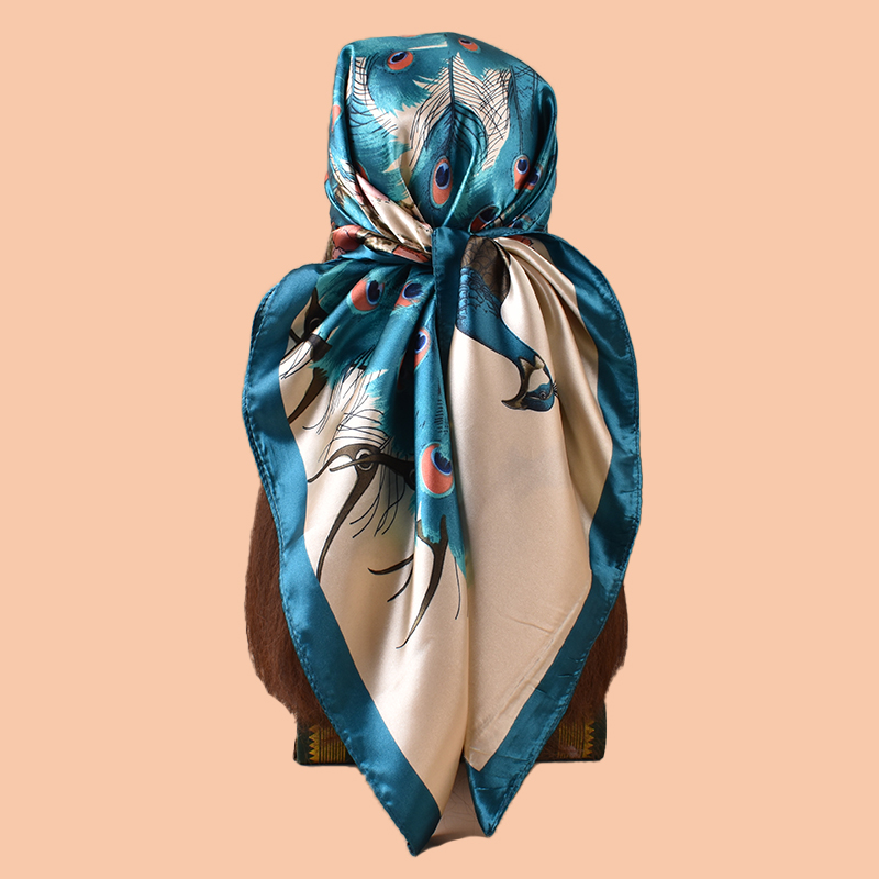 1PC Ladies Large Square Scarf  - đánh giá và giá Scarf Silk Square