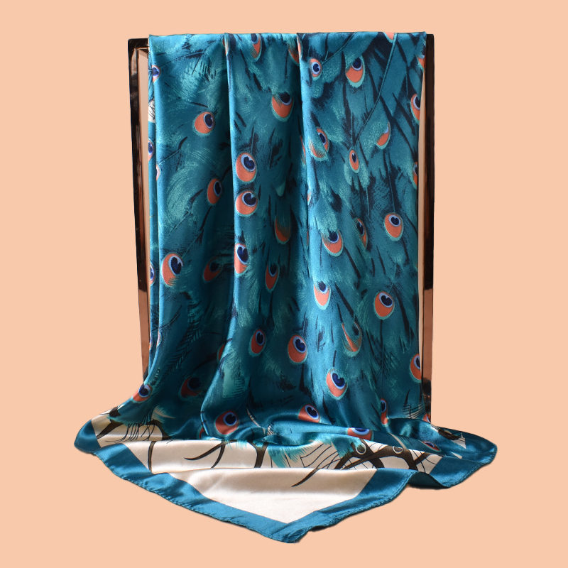 1PC Ladies Large Square Scarf  - đánh giá và giá Scarf Silk Square