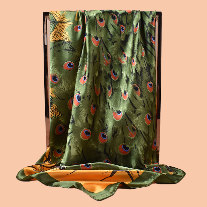 1PC Ladies Large Square Scarf  - đánh giá và giá Scarf Silk Square
